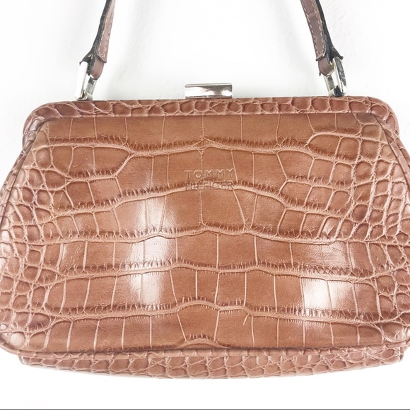 Tommy Hilfiger Snakeskin Print Leather Purse - Picture 7 of 12